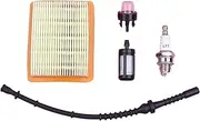 Air Fuel Filter Line Hose Primer Bulb Spark Plug Kit for Stihl FS120 FS200 FS250 FS300 FS400 FS450 String Engine Part