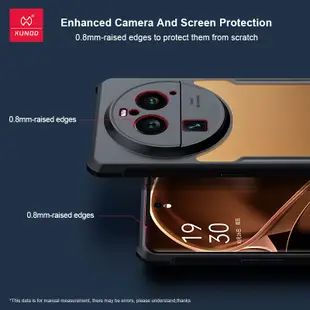 Xundd Oppo Find X6/X6 Pro手機殼透明手機殼防指紋後蓋氣囊防震保護套
