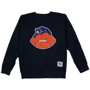 Chicago Bears Mitchell & Ness NFL L Large Sweatshirt Retro Team Logo Navy NWT