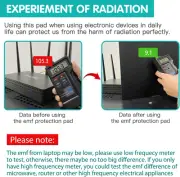 EMF Laptop Pad Protection, Radiation Computer Pad Blocking, Heat Shielding L...