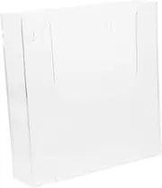 AUTSUPPL Transparent Wall Mounted File Rack Office Document Organizer for Pamphlets and Magazines Space Saving Holder for Efficient Workspace Management