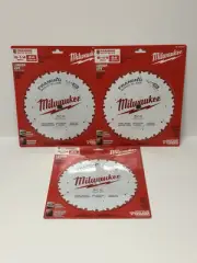 Set of 3 Milwaukee 8-1/4"x24T Saw Blades