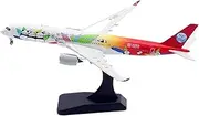 Pre-Built Model Aircraft 16CM 1/400 Large Scale Model Collectible Airplane Sichuan Airlines A350-900 B-32G2 Landing Gear is Removable Aircraft Miniature Airplane Model