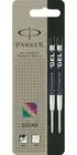 Parker Gel Refills Black Medium Pt New In Pack 2 Refills