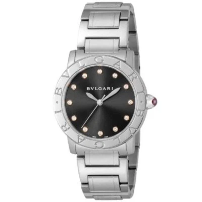Bvlgari 102567 BBL33C6SS/12 Automatic Women's Watch New + Box & Paper's
