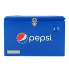 PERMASTEEL Chest Coolers w/ Pepsi Logo 19" x 11.75" Attached Lid (21 qt.)Blue