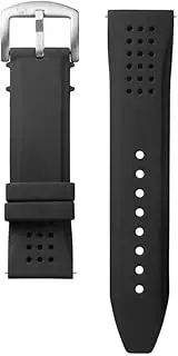 [MAXUM] Men's Lansdowne Band Black Silicone Strap Stainless Steel Buckle MS23102G04 Watch Band,