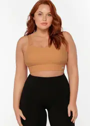[Lorna Jane] Amy Maximum Support Sports Bra in Neutrals, Size - Large L Toffee