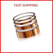 4 Rolls 108FT High Temp Tape, 4 Pack Polyimide High Temperature Resistant Tape M