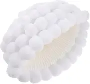 DIYEAH Old Lady Wig Hat Adorable Hair Costume Accessory for Newborn Photography Soft Breathable Beanie for Shower Unisex Design