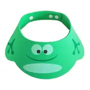 Shower cap Shampoo Cap Eye Protection Shower Bathing Protection Caps Hat Green