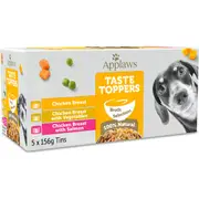 Applaws Taste Toppers Chicken In Broth Wet Dog Food 156g x 5 pack