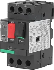 Nutriess Motor Circuit Breaker Overload Prevention 4 6.3A AC 690V Easy Install Motor Protector Switch for Industrial Equipment