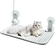 Cat Hammock | Indoor Cat Hammock with Strong Suction Cups | Foldable Removable Suction Attached Lounger Cushion Climbing Supplies for Kitten