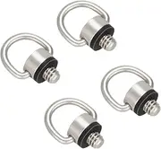 4 Pcs D-Ring Camera Strap 1/4" Screws, Quick Fix Screws for Camera Straps, Camera Tripods, Selfie Sticks, Action Camera Stands and SLR Cameras