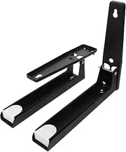 WATIIFUFU 2pcs Kitchen Shelf Steel Organizer Microwave Oven Wall Frame Microwave Wall Mount Wall- Mounted Microwave Holder Folding Shelf Brackets Wall Mount Bracket Microwave Shelf Rack