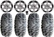 ITP SS212 14" Wheels Machined 27" MotoClaw Tires Sportsman RZR Ranger