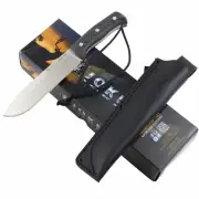 Joker Nomad 6.5 Black Canvas Micarta Fixed Blade Knife Bohler N695 Stainless