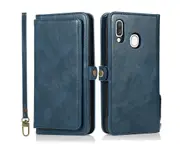 Detachable Phone Case for Easy Portability (Dark Blue), Wallet Case for Samsung Galaxy A40