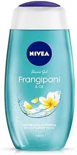 New Frangipani & Oil Shower Gel, 250ml, Refreshing Floral Body Wash with Care Oil Pearls