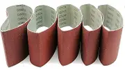 3 Inch x 21 Inch Sanding Belts, 320/400/600/800/1000 Grits, Belt Sander Tool for Woodworking, Metal Polishing, 5 Pack Aluminum Oxide Sanding Belt