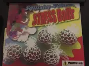 2" capsuled 250 Mini Stress Mesh Balls Vending Tomy Machine Capsule Toys