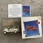 NIB #1 Hallmark Repaint WHITE 1929 CHEVROLET FIRE ENGINE Fire Brigade SS