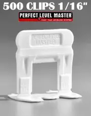 1/16" T-Lock 500 Clips - Perfect Level Master - Tile Leveling System spacers