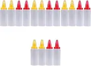 Alipis 4sets Food-Grade Pp Material Squeeze Bottle for Cake Decorating Icing Dispenser DIY Cookie Decorator 4pcs*4 Random Color