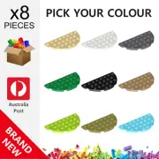 8x Genuine LEGO™ - Round Half 4 x 8 Plates - 22888 New Plate Parts