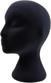 FONDOTIN Wig Display Stand Organizer for Hats and Wigs Durable Cap Holder Mannequin Head for Home Decoration Suitable for Bonnet Trucker Cap and Daily Use