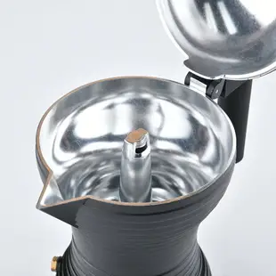 Alessi Pulcina 小雞義式摩卡壺 咖啡壺 6人份 限量黑【$199超取免運】