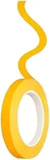 1pcs 2-50mm Yellow Masking Tape Adhesive Tape Textured Paper Car Paint Decoration Seamless Hand Tear Without Mark for Painting(30mm 20M)