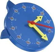 OHPHCALL Teractive Preschool Learning Time Clock 12/24hr Toddler Toys Classroom Decor Educational Clock Model