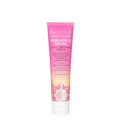 Pacifica Beauty Curl Cream for Curly Hair - Pineapple Swirl Curl Defining Cream