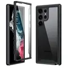 For Samsung Galaxy S22 S23 S24 S25 Ultra Case Built-In Screen Protector Cover