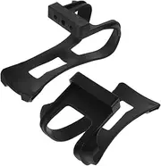EXHUMKY 1Pair Replaceable Bike Toe Cage Clips Durable Material Easy to Install Cycling Foot Clips for Mountain Bikes Gym Accessories for Enhanced Performance