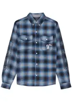 Billionaire Boys Club Checked Woven Shirt - Blue - XL XL