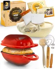 Loaf Pan for Bread Baking - incl. Sourdough Bread Baking Supplies like Bannet...