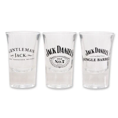 Jack Daniel's 3-Pack Shotglasses Clear