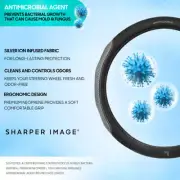 SI AntiMicrobial AntiVirus Sterile Safe Steering Wheel Cover Standard Size
