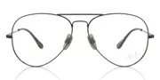 Ray-Ban RX8789 Aviator Titanium 1244 Men's Glasses Black Size 58 - Private Health Rebate - Blue Light Block Available