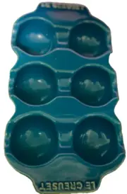 NEW LE CREUSET EGG CARTON TRAY PLATTER BLUE