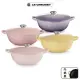 【Le Creuset】琺瑯鑄鐵鍋媽咪鍋24cm(雪紡粉/含羞草黃/甜心粉/藍鈴紫)