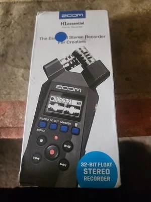 Zoom H1 essential Stereo Handy Recorder (2024 Model, Essential Series)