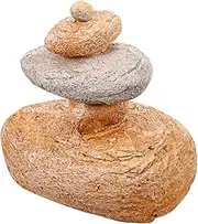JECOMPRIS Unique Resin Garden Decoration Stone Shape Key Holder Outdoor Storage Box Hidden Key Holder for Outside Australian Courtyard Decor
