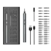 Rechargeable Cordless Precisions Power Screwdriver Set with Bits LED Light Power