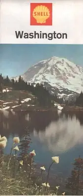 1967 Shell Road Map: Washington NOS
