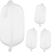 [CANIGHT] 2 Pairs Reusable Silicone Ear Clips Dainty Ear Cuffs for Women Comfortable Ear Hook for Makeup Party and Daily Wear