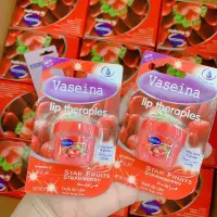 在飛比找蝦皮購物優惠-VASELINE 凡士林新款潤唇膏保濕修護霜防止乾燥脫架草莓